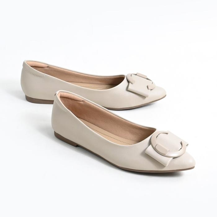 Gambar Flat Shoes Wanita/Sepatu Flat Wanita NINO DERICY NCA 106 (SIZE 36-42) - Krem, 42 dari Nino Dericy Shoes undefined Tokopedia