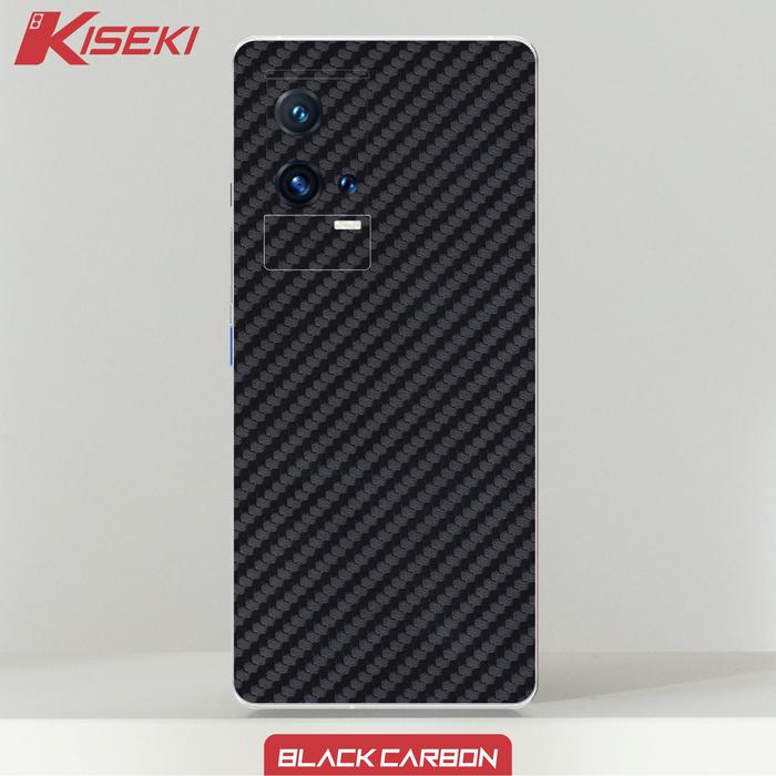 Gambar Kiseki Skin Vivo IQOO 8 Pro  Back Case Carbon Leather Custom - Black carbon dari Kiseki Skin Kota Administrasi Jakarta Barat Tokopedia