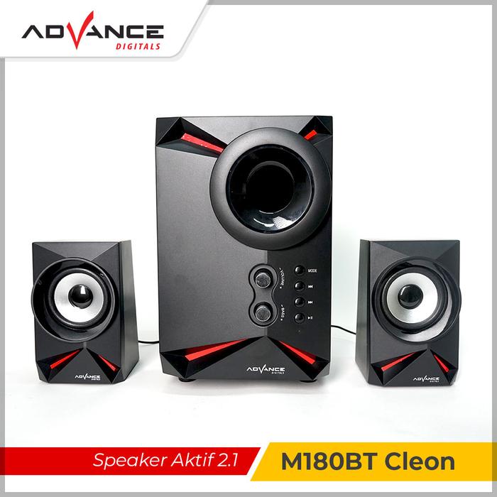 Gambar Speaker Advance M180BT Bluetooth Multimedia with Subwoofer & FM Radio - M180BT Cleon dari CJMART99 undefined Tokopedia