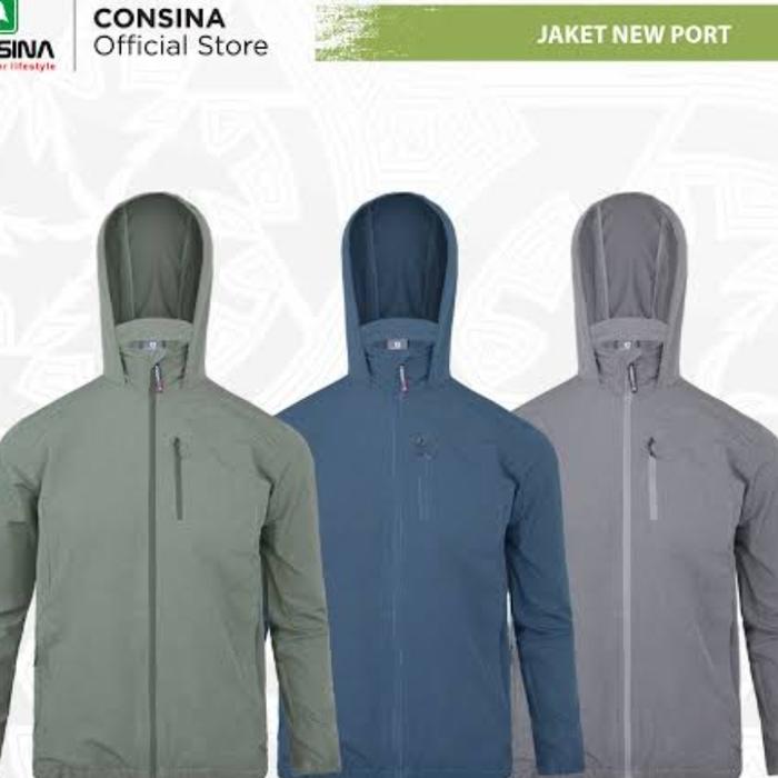 jaket consina newport Hijau, L