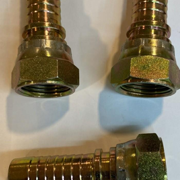 Gambar FITTING HOSE HIDROLIK 1-1/2 INCH NJ / JIC FEMALE dari Rexsamas Hydraulic undefined Tokopedia