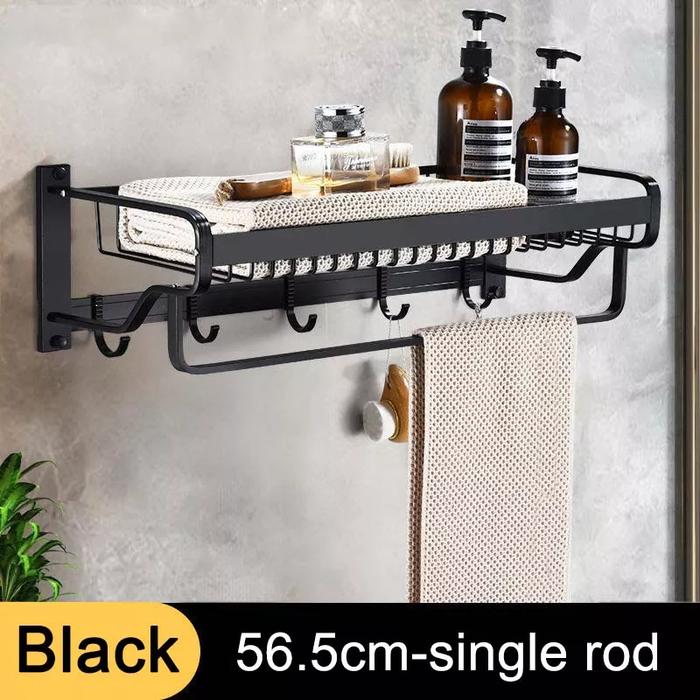 Gambar aksesoris perlengkapan kamar mandi tempat handuk rak sabun rak gantung dari twinsss shopp undefined Tokopedia