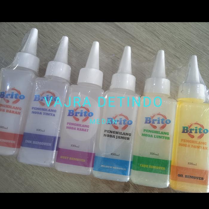 Gambar Brito Penghilang Noda Laundry darah tinta luntur jamur karat minyak - 100 ml, Noda Darah dari Vajra Detindo Medan undefined Tokopedia