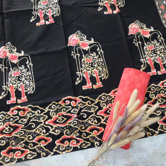 Gambar Kain batik mega mendung wayang setelan viscose polos cirebon katun - F, batik dari Batik Fariza Cirebon undefined Tokopedia