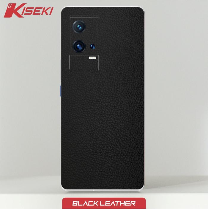Gambar Kiseki Skin Vivo IQOO 8 Pro  Back Case Carbon Leather Custom - Black Leather dari Kiseki Skin undefined Tokopedia