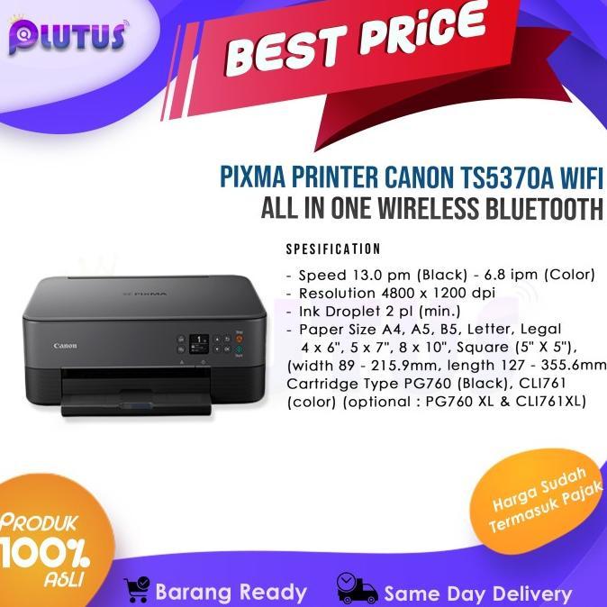 Printer Canon Pixma Ts5370a Wifi All In One Wireless Bluetooth