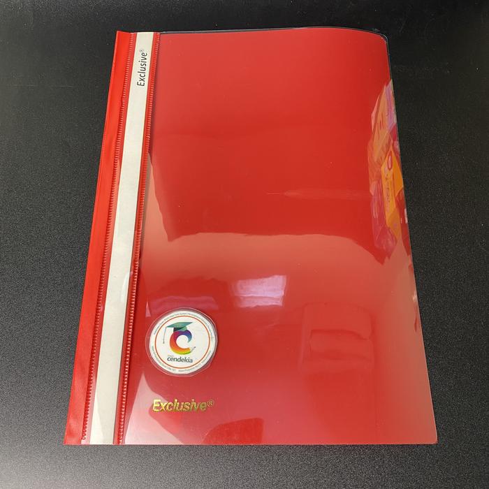 Gambar Map Snelhecter Plastik A4 EXCLUSIVE - Merah dari Cendekia ATK undefined Tokopedia