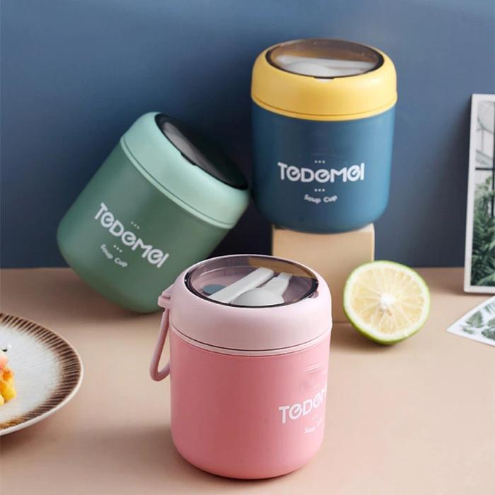 Gambar Soup Cup Lunch Box Tempat Sup / Sayur dan Makanan Berkuah Kotak Bekal dari rojenahstore undefined Tokopedia