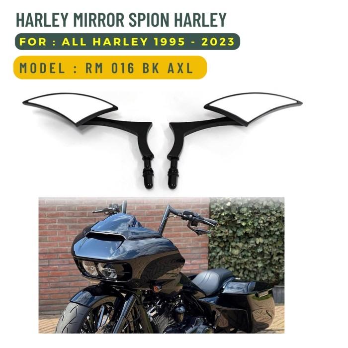 Gambar SPION MIRROR ALL HARLEY 1995-2023 RM 016 BK AXL BLACK dari Budung Cycles undefined Tokopedia