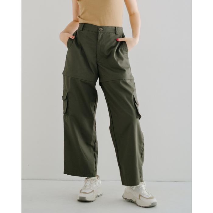Gambar GUINA CARGO PANTS MYRUBYLICIOUS - ARMY dari MYRUBYLICIOUS COLLECTIONS undefined Tokopedia