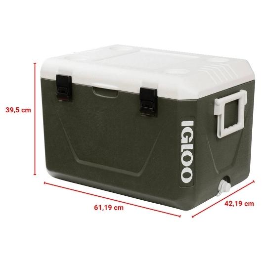 Gambar Cooler Box Tempat Kotak Pengawet Suhu Dingin Igloo Nestable 55 Ltr USA - Hijau dari dky Project undefined Tokopedia