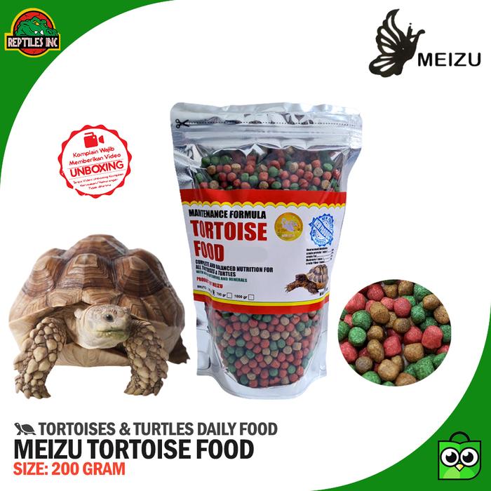 Gambar Meizu Torto Food 200gr / Pelet Makanan Kura Kura Darat Sulcata Parda dari ReptilesInc undefined Tokopedia