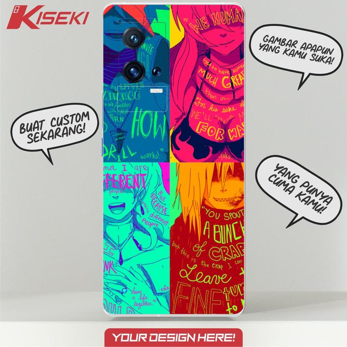 Gambar Kiseki Skin Vivo IQOO 8 Pro  Back Case Carbon Leather Custom - custom design dari Kiseki Skin undefined Tokopedia