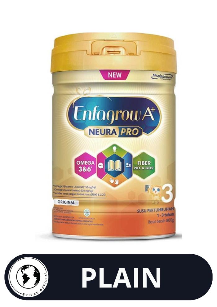 Gambar Susu Enfagrow A+ 3 Plain Original untuk 1-3 Tahun  800 Gram - Plain dari EriyasOfficial undefined Tokopedia
