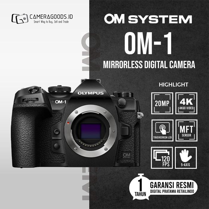 Gambar OLYMPUS OM SYSTEM OM-1 Mirrorless Camera Digital OM1 - Body Only dari Camera Goods undefined Tokopedia