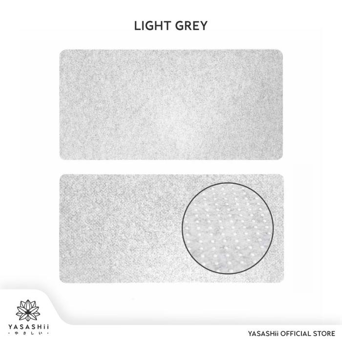 Gambar YASASHii Premium Felt Wool Anti-Slip Large Desk Mat Desk Pad - Light Grey, 70x30 dari Yasashii ID Store undefined Tokopedia