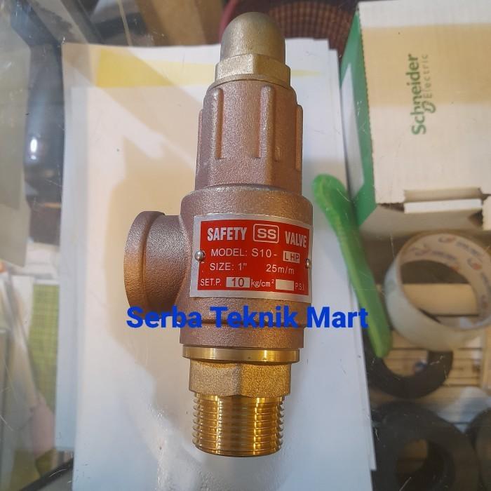 Gambar Safety Relief Valve Kuningan 1" DN 25 Bronze 10 Bar dari Serba Teknik Mart undefined Tokopedia