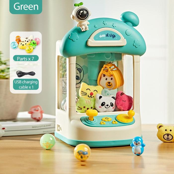 Gambar spaceman catching doll machine arcade toys mainan penjepit boneka - Biru dari Shop By Lilmom undefined Tokopedia