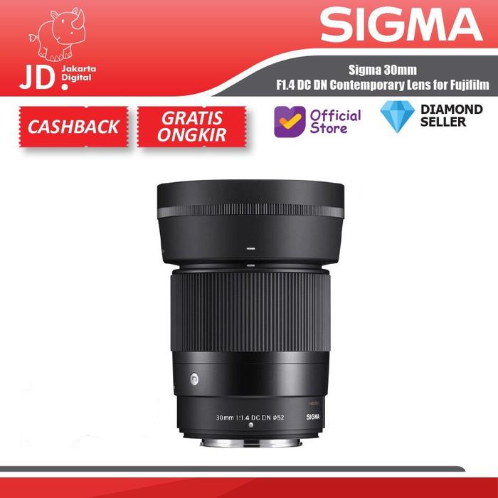 Promo Sigma 30mm DC DN Contemporary Lens for Fujifilm X Mount