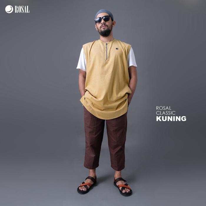 Gambar ROMPI SHALAT (ROSAL CLASSIC) DEWASA (SIZE M - XXXL) - Kuning, M dari Rosal Indonesia_NEW undefined Tokopedia