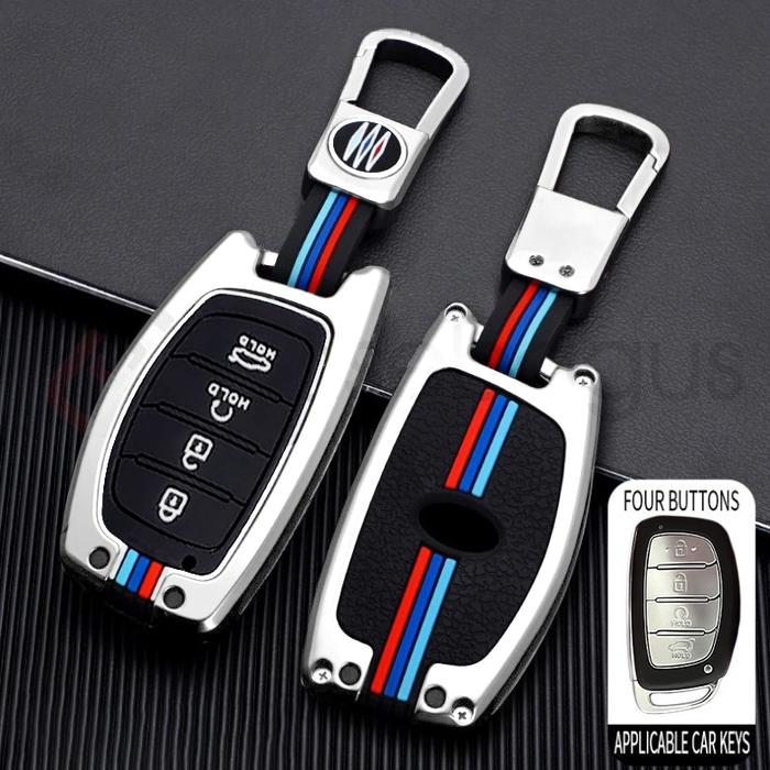 Gambar Hyundai Creta, Stargazer - 2in1 Metal Case Kunci Mobil Key Cover - Silver dari casebagus jakarta undefined Tokopedia