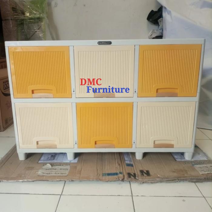 Gambar Locker box Lemari Baju Lemari Plastik Lemari Serbaguna Napoly - 6 box dari DMC Furniture BDG undefined Tokopedia
