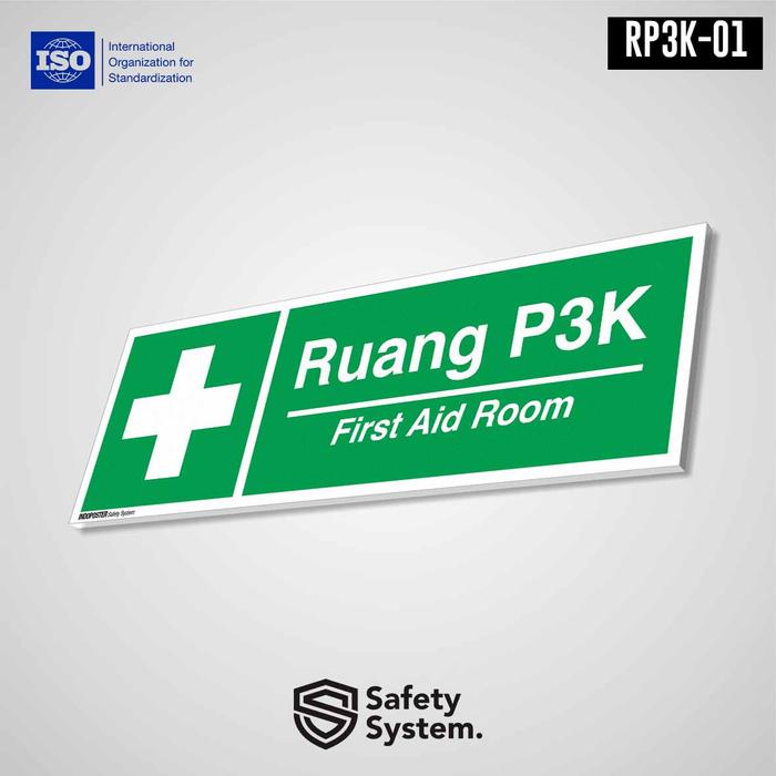 Jual Safety Sign Rambu K3 PVC - Nama Ruangan - Ruang Klinik P3K - Ruang ...