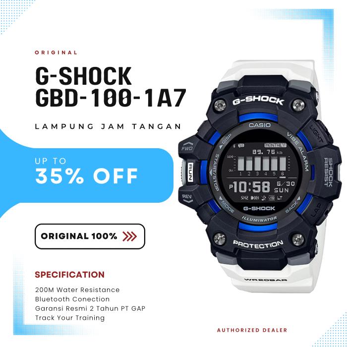 Jual G-Shock GBD-100-1A7 Kota Bandar Lampung Lampung Jam