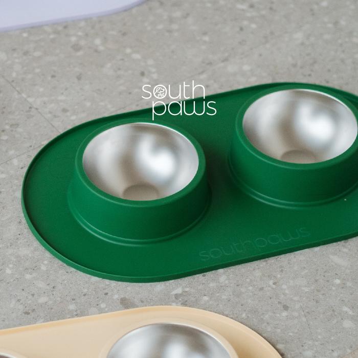 Gambar Southpaws - Anti Slip Dual Silicone Pet Bowl - Green dari SouthpawsOfficial undefined Tokopedia