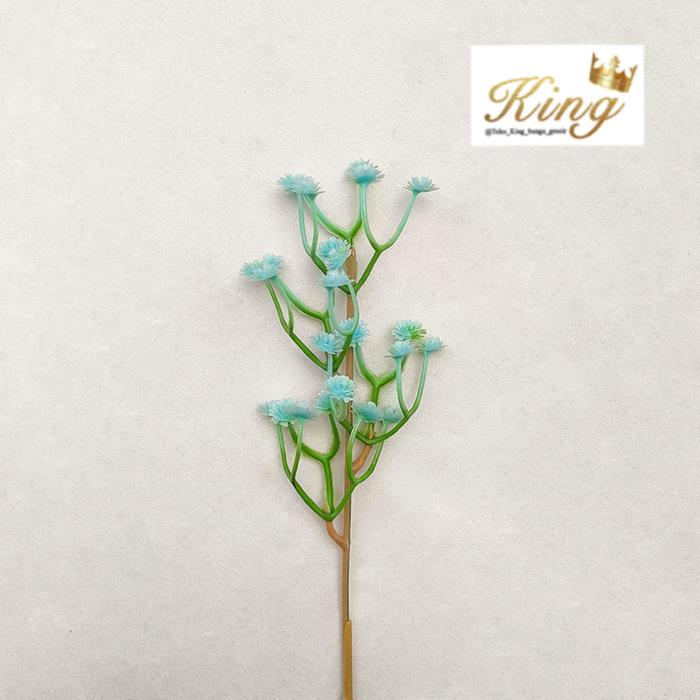 Gambar Artificial Mini Baby Breath Single Stem Bunga Dekorasi Bunga Plastik - BLUE dari Toko_King_Bunga_Grosir undefined Tokopedia