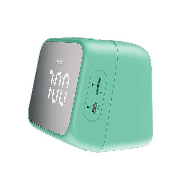 Gambar ROBOT RB170 Alarm Clock Bluetooth Speaker LED display Jam BT 5.3 TF - Biru dari QUEEN id Official undefined Tokopedia