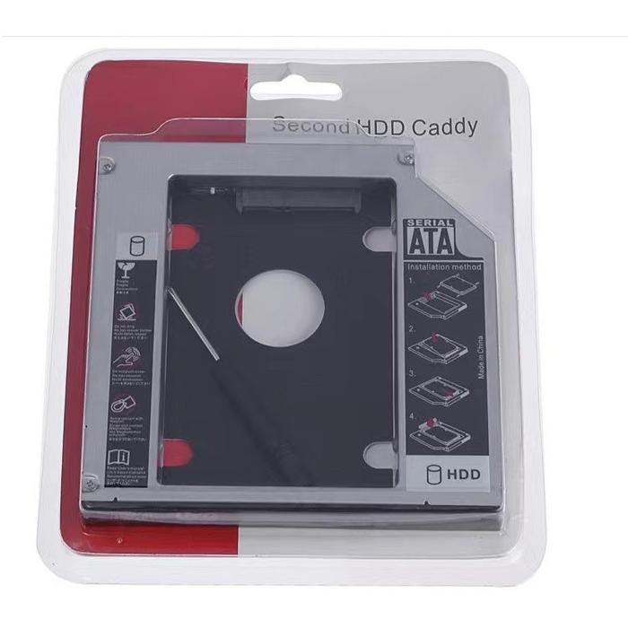 Gambar Hdd Caddy Slim 9.5mm-Teabal 12.7mm Sata - TEBAL 12.7MM dari SHAKA PART LAPTOP & COMP undefined Tokopedia