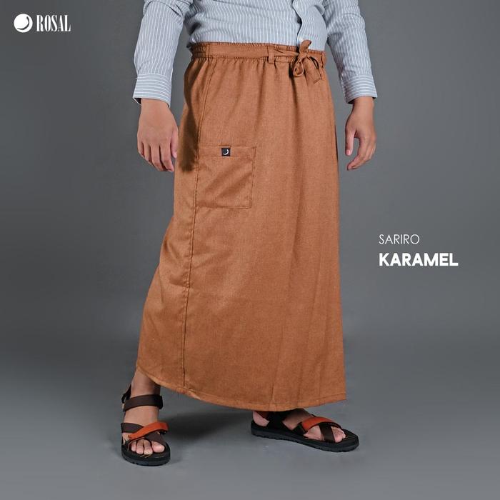 Gambar Sarung Sholat Pria Dewasa - Celana Sarung Instan Polos ROSAL hitam - Karamel dari Rosal Indonesia_NEW undefined Tokopedia