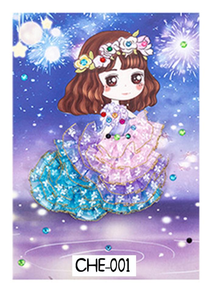 Gambar DIY Princess Gown / Art and Craft Princess / Menempel Gaun Putri - CHF 001 dari PIBI Toys undefined Tokopedia