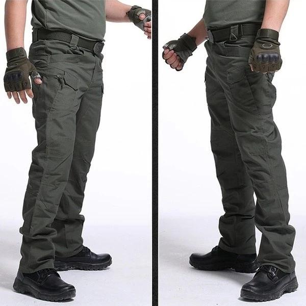 Gambar Celana Cargo Tactical Big Size 40-50-Celana PDL-Celana Outdoor Kargo - Hijau Army, 46 dari Juhalim Shop undefined Tokopedia