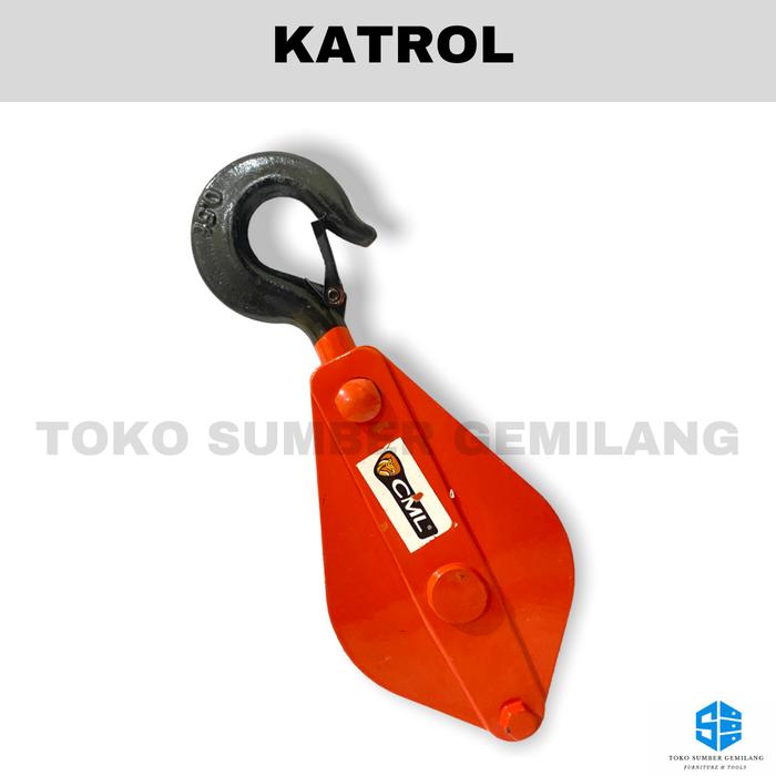 Gambar Katrol Kapal / Kerekan Sumur CAMEL 0.5 - 3 Ton / Timba Besi / Katrol - 0.5 Ton dari Toko Sumber Gemilang official undefined Tokopedia