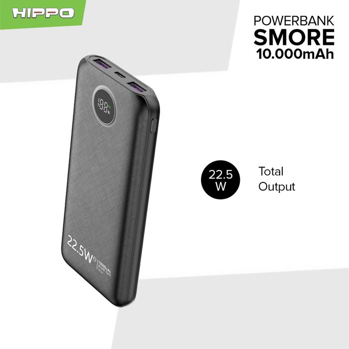 Gambar Hippo PowerBank Smore PD 22,5W 10000Mah - 30000Mah Fast Charging 5PORT - 10000 mah dari Hippo Official Indonesia undefined Tokopedia