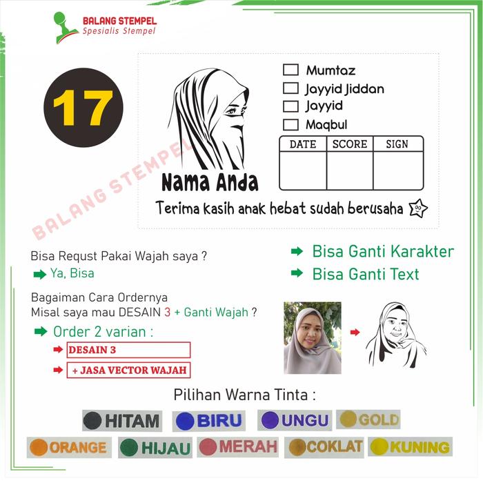 Gambar Stempel Guru Cap Penilaian Koreksi Teacher Stamp Nilai checked - 17 dari balang stempel undefined Tokopedia
