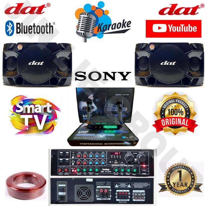Jual GROSIR PAKET SOUND SYSTEM KARAOKE DAT 10 INCH DK103 GARANSI RESMI ...