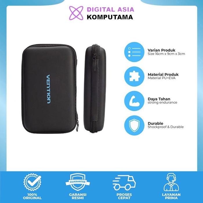 Gambar Vention Travel Pouch Organizer Electronic Storage Bag Accessories - KBJ dari Digital Asia Komputama undefined Tokopedia