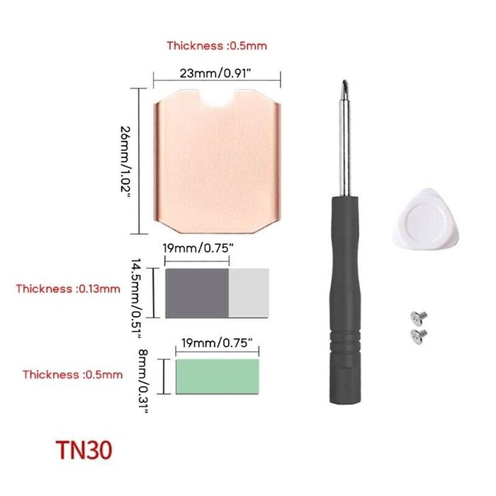 Gambar HEATSINK SSD M.2 NVME SATA NGFF 2232 2242 2280 M2 PENDINGIN COPPER - 2230 dari Honey Computer undefined Tokopedia
