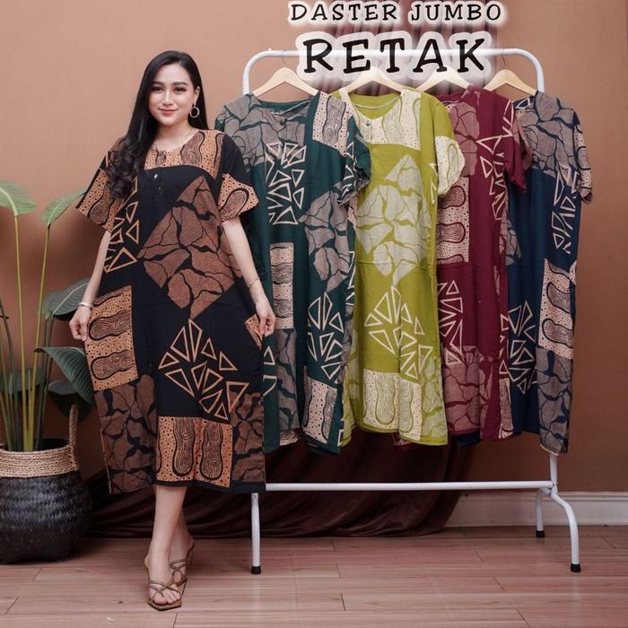 Gambar Daster jumbo cabutan grosir lukisan baju tidur bumil murah lapis legit - dj lerek dari Ada Batik undefined Tokopedia