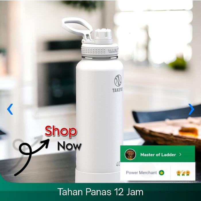 Jual Takeya Active Insulated Stainless Steel Water Bottle