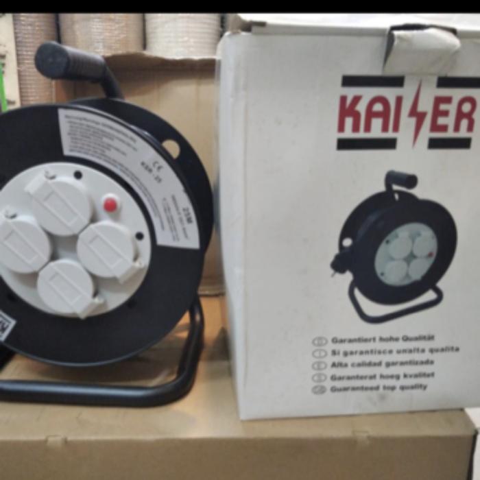 Gambar kabel roll kaiser meter / kabel rol kaiser stop kontak 4 lubang - 25 mtr dari Matahari electric_NEW undefined Tokopedia