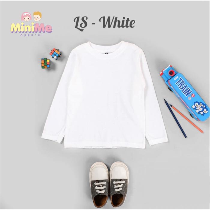 Gambar Minime Apparel Kaos Polos Longsleeve Anak Unisex 1-12 tahun (A) - Hitam, 5-6 tahun dari Minime.Apparel undefined 3 Tokopedia