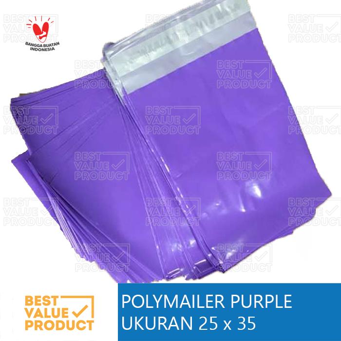 Gambar Kantong Plastik Polymailer 25x35 / Packaging polymailer 25 x 35 - UNGU PURPLE dari bestvalueproduct undefined Tokopedia