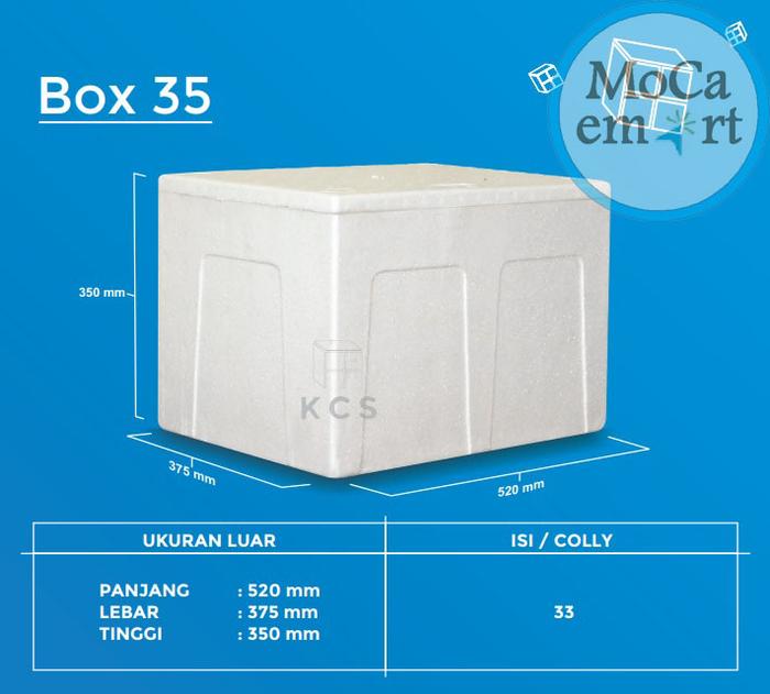 Gambar Sterofoam Box / Styrofoam Box - box 35 dari moca emart undefined Tokopedia