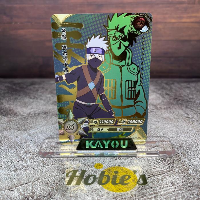 Gambar Naruto ZR Card / Kartu Kayou (01 - 20) - ZR-004 Kakashi dari Hobie’s undefined Tokopedia