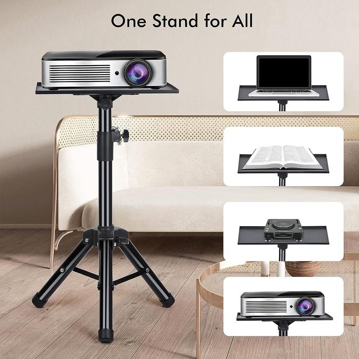 Gambar standing tripod proyektor universal infokus stand meja projector - Tinggi 120 Cm, 18x28 Cm dari Luxury Tokopedia undefined Tokopedia