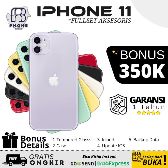 Jual iphone 11 64gb ibox new Putih Kota Banjarmasin Store